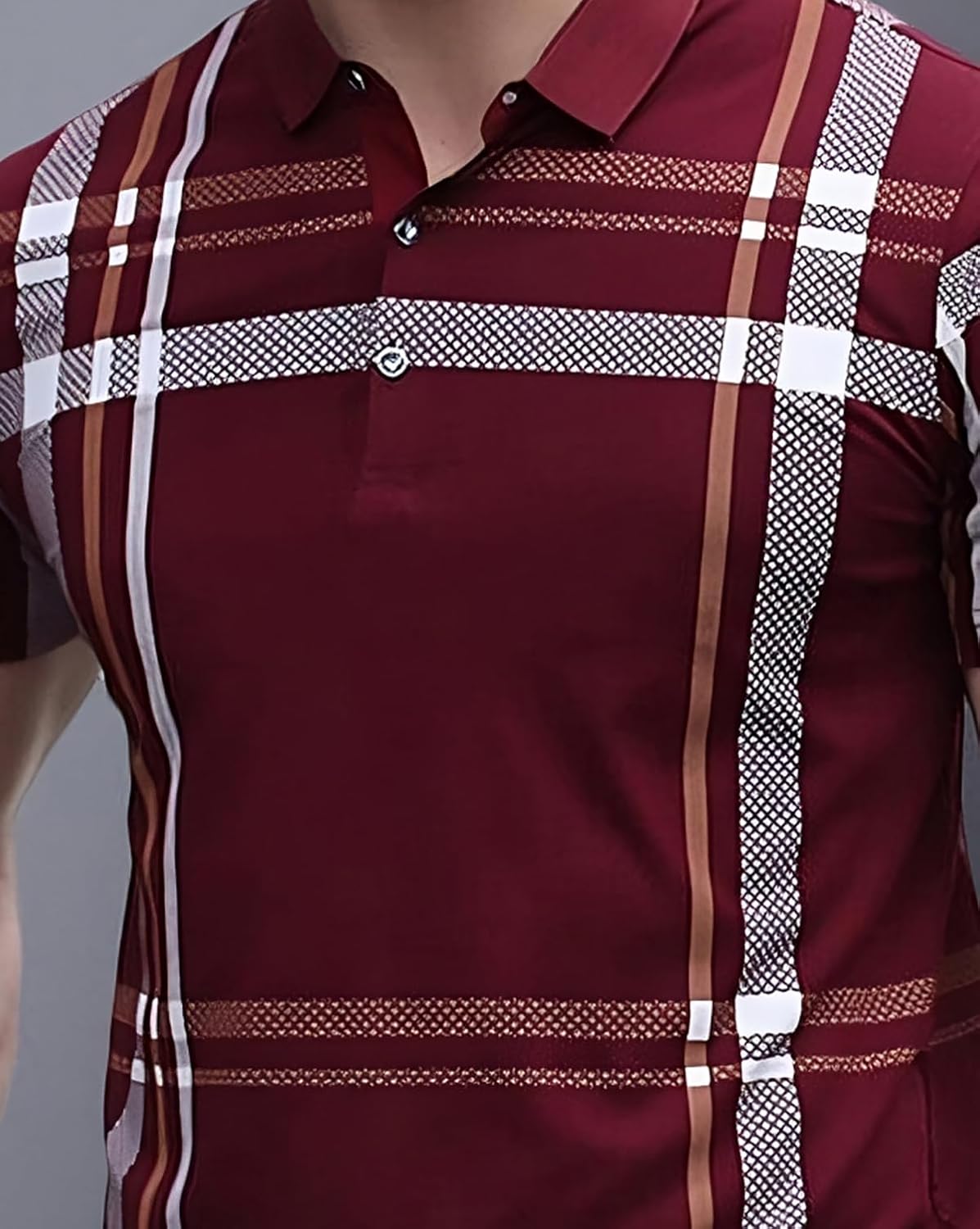 Colorblock Polo T-Shirt - Multicolour - image 3