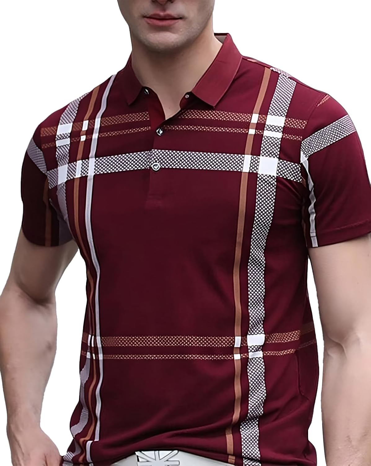 Colorblock Polo T-Shirt - Multicolour - image 1