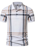 Printed Polo T-Shirt - White - image 1