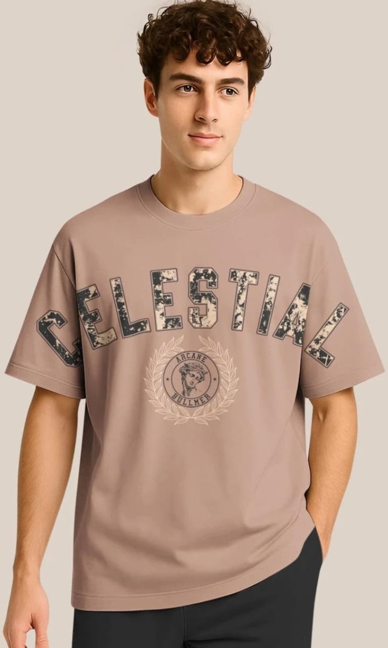 Cord Cult beige typography t-shirt