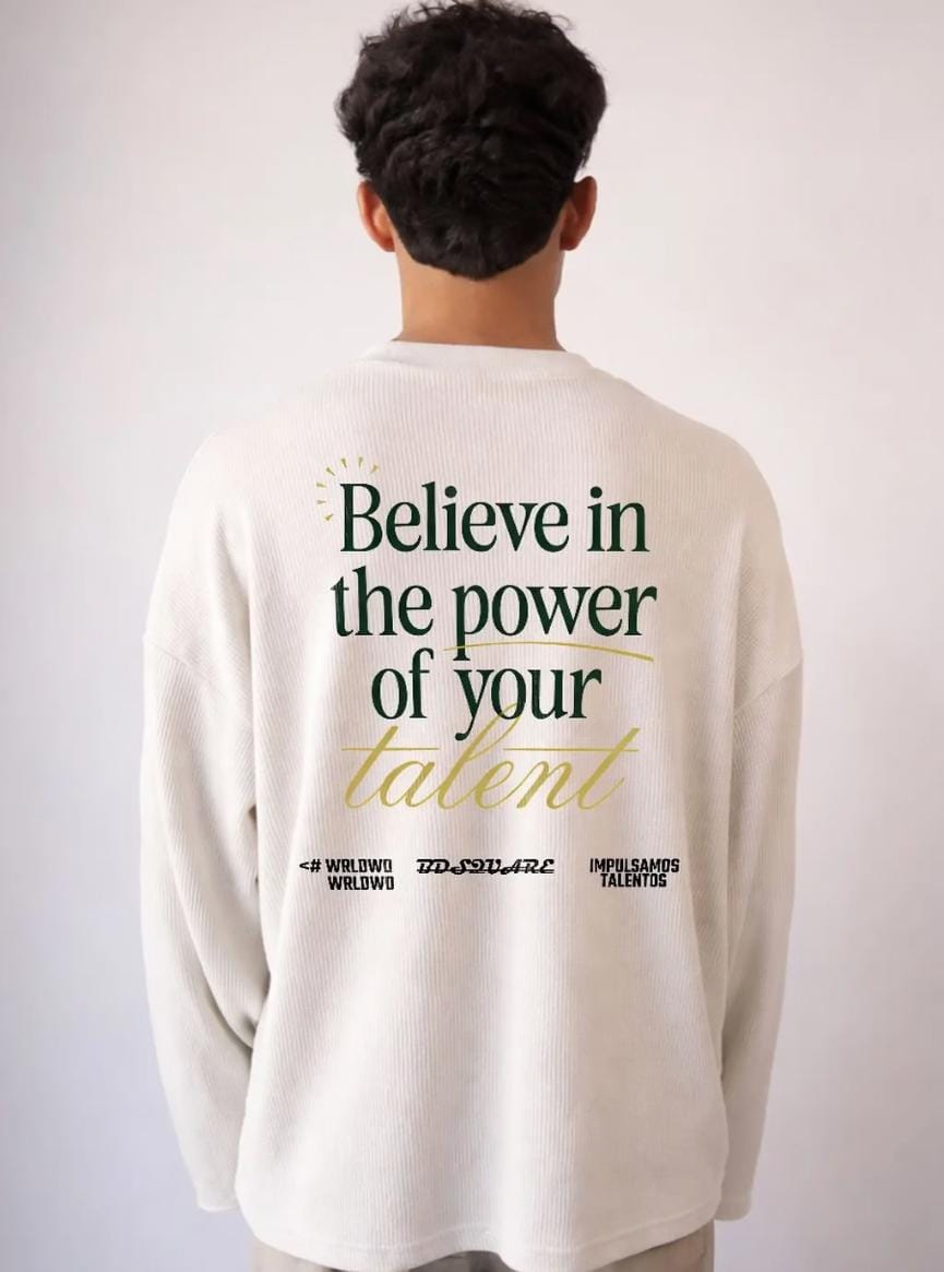 Cord Cult white long sleeve t-shirt back view
